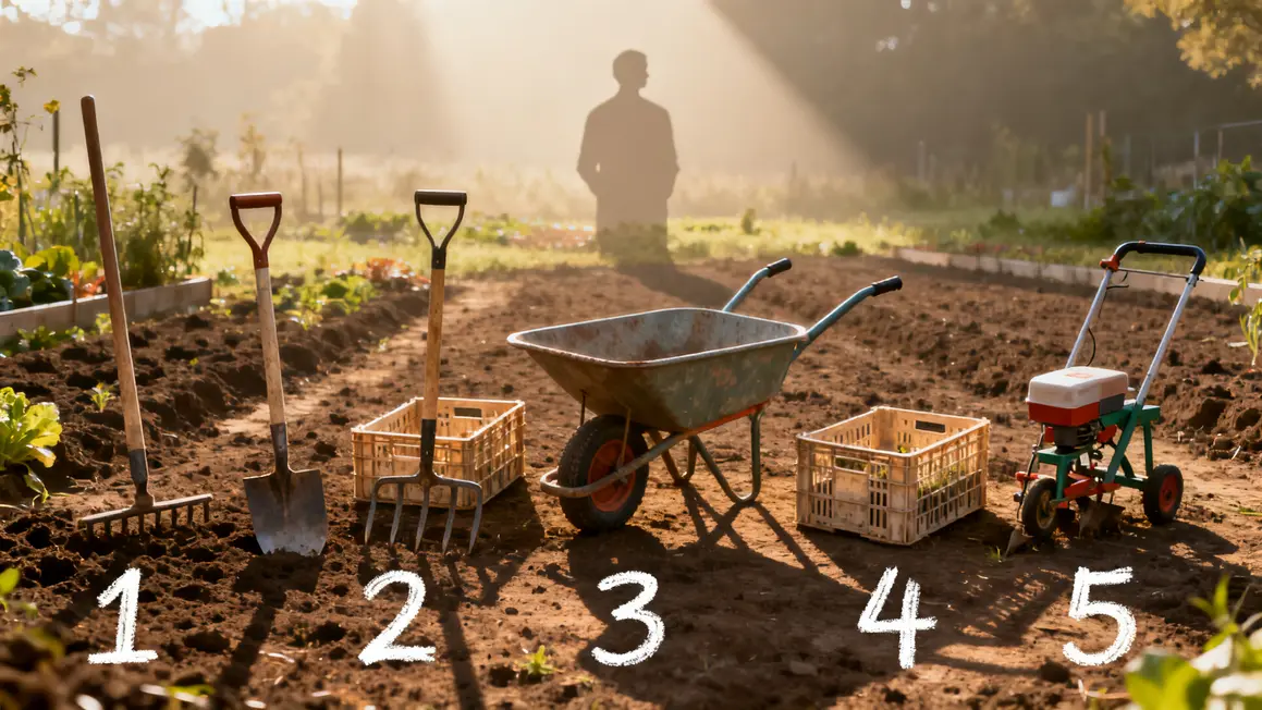 materiel agricole outils demarrage exploitation