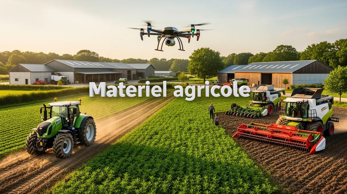 exploitation agricole moderne materiel agricole drone tracteur