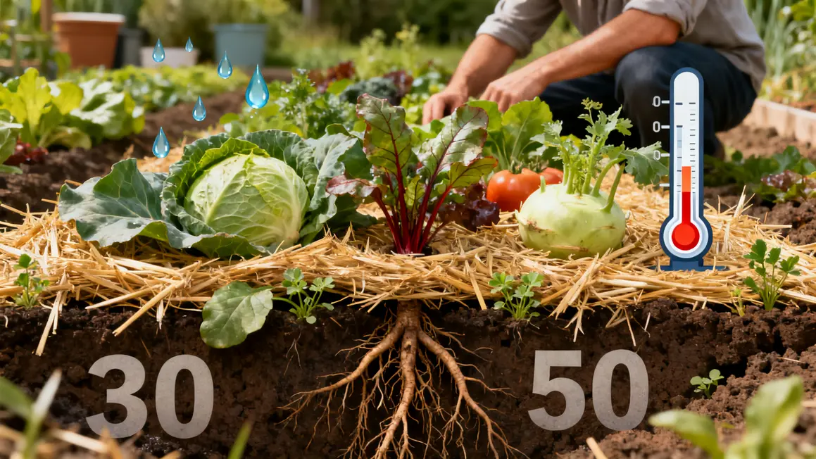 paillage potager diagramme bénéfices essentiels