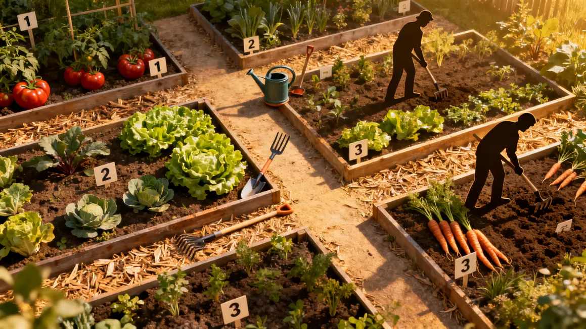 Plan potager bio 2026 étapes et segments