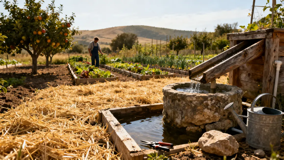 Potager bio 2026 campagne paillage eau pluie