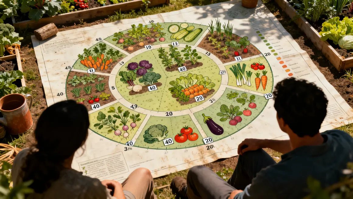 plan potager bio rotation rendements compagnie