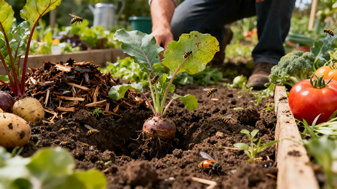 site potager bio sol vivant compost rotation