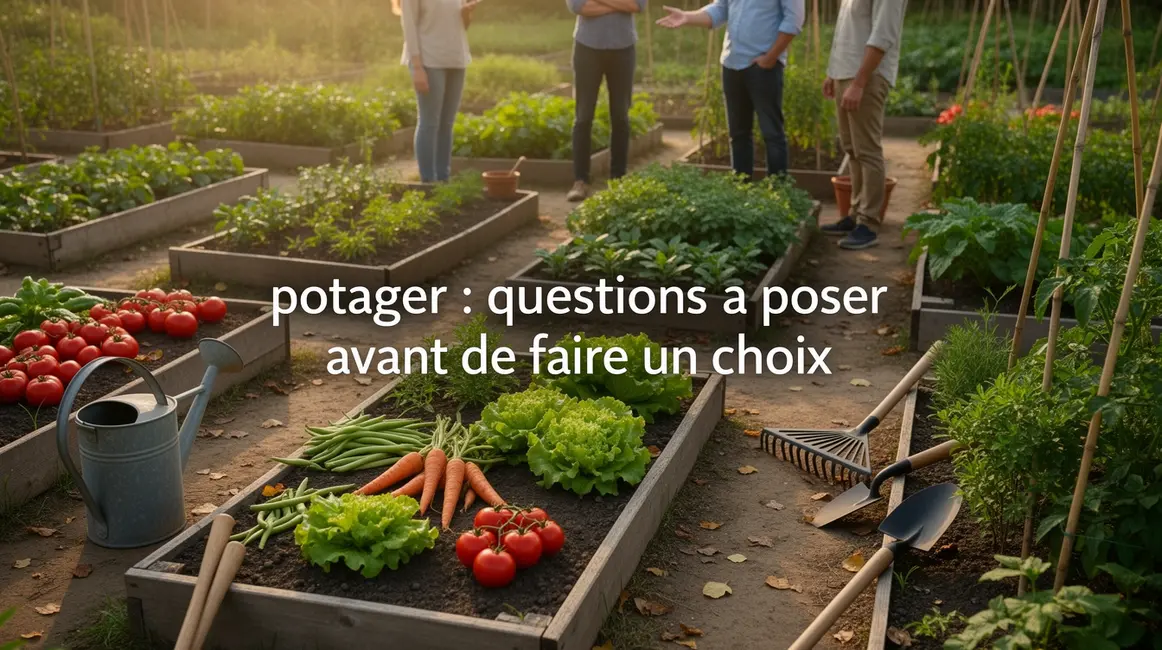 vue photorealiste potager planification