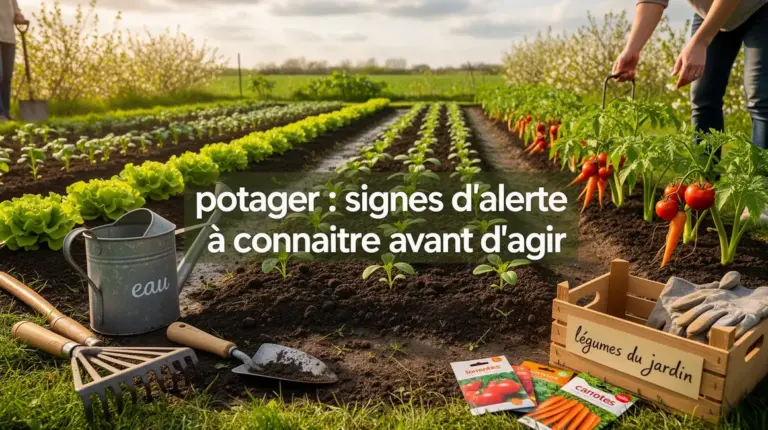 potager debut saison signes d'alerte