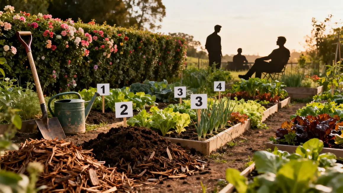 Outils, paillage, compost et biodiversité pour sol vivant