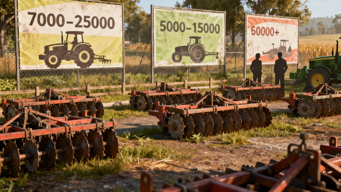 prix herse rotative 2026 plusieurs modèles options petit budget