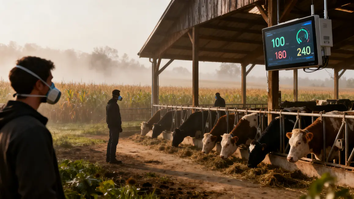 qualite air agriculture pollution capteur et serres