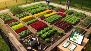 Potager moderne rotation potagere 2026 vue numerique