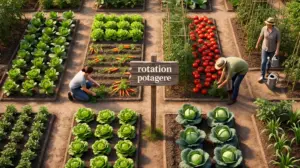vue zonee potager rotation potagere