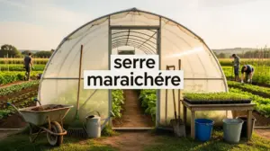 serre maraichere budget serre tunnel photorealiste