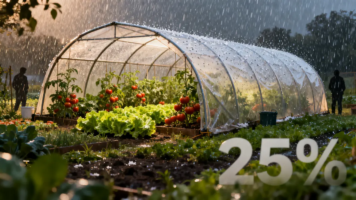 serre tunnel maraichere 2026 protege tomates laitues pluie forte