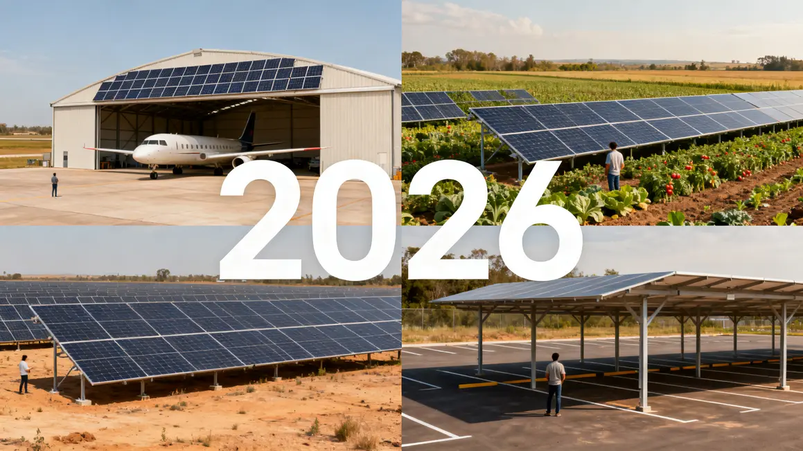 options panneaux solaires agricoles hangar agrivoltaïque 2026
