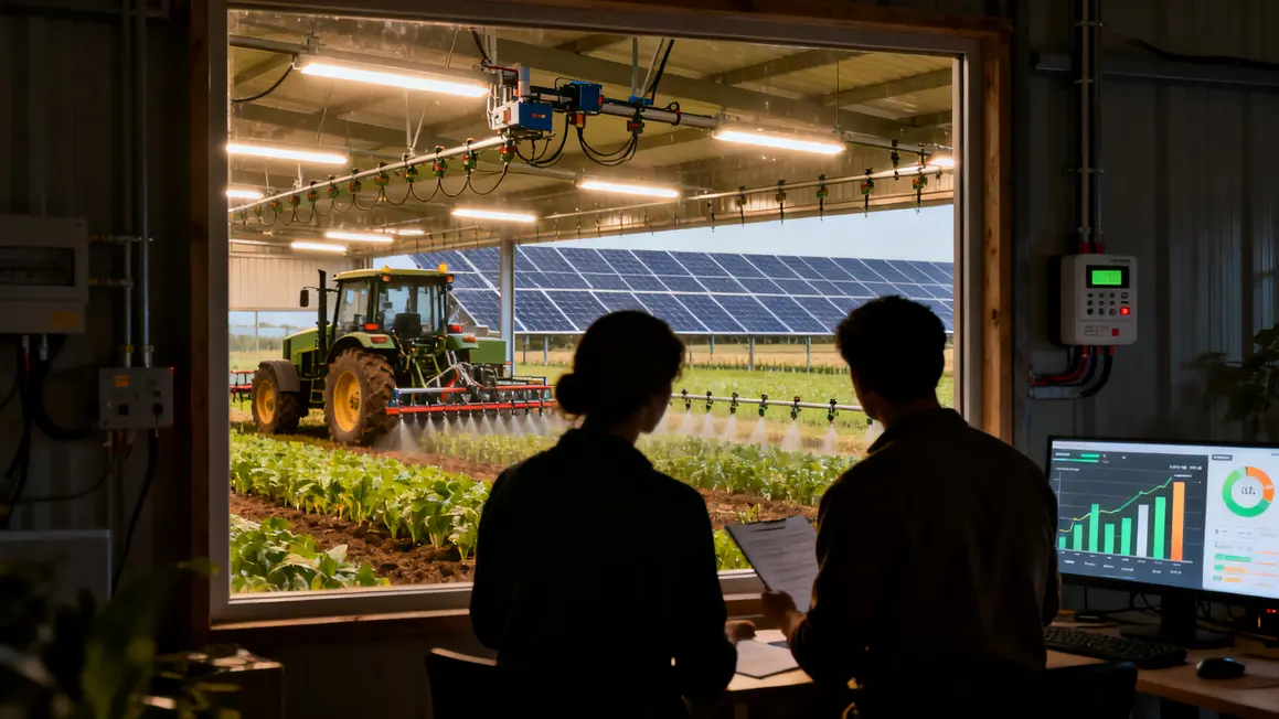 solaire a la ferme interieur ferme panneaux solaires