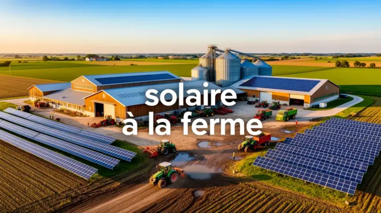 solaire a la ferme grande ferme panneaux solaires toitures et sol