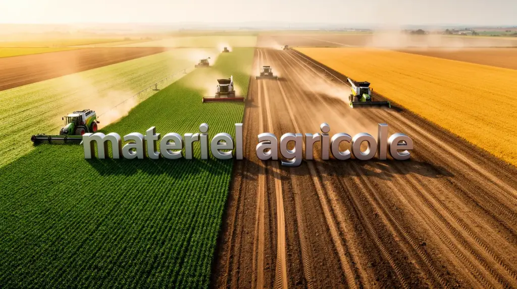 panorama exploitation agricole moderne materiel agricole