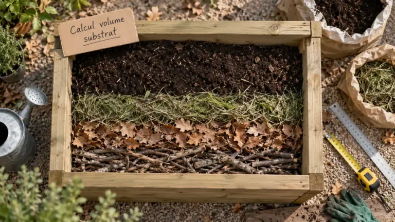 Bacs à potager 120 cm : mesurer le volume de substrat