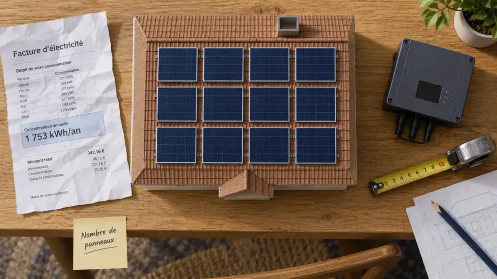 Combien de panneau solaire pour une maison de 80m2 : 6 à 18 panneaux solaires