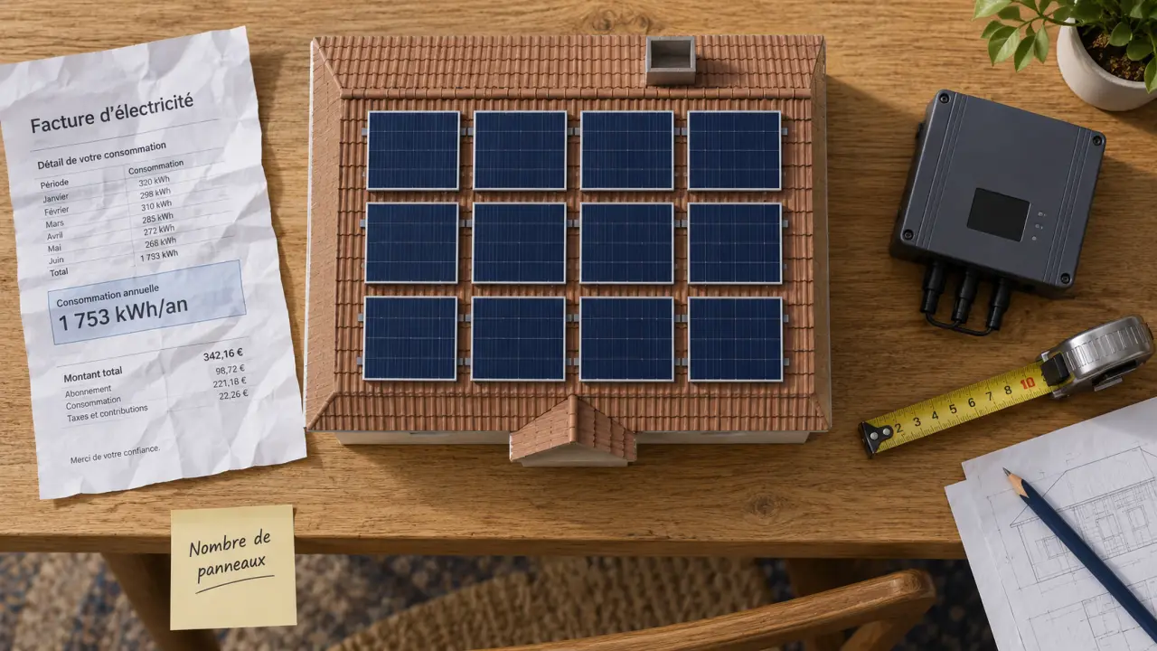 Combien de panneau solaire pour une maison de 80m2 : 6 à 18 panneaux solaires