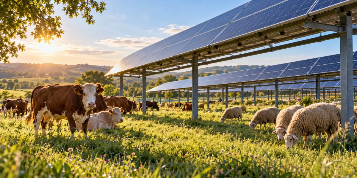 Agrivoltaïsme en élevage bovin et ovin : ce que l'ombre change vraiment dans les prairies