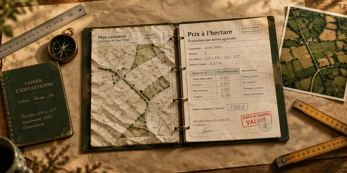 A vendre terres agricoles : bail, prix à l’hectare et liberté d’exploitation