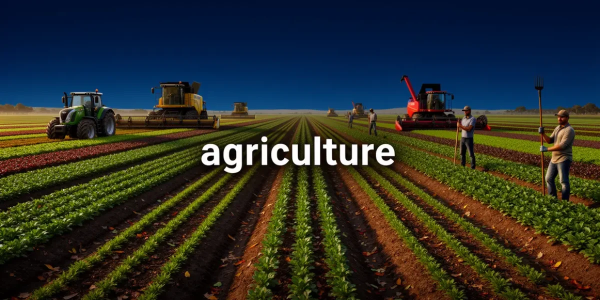 Champ agricole exploitation innovante agriculture