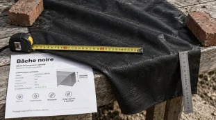 Baches agricoles noires pour occultation, ensilage et paillage