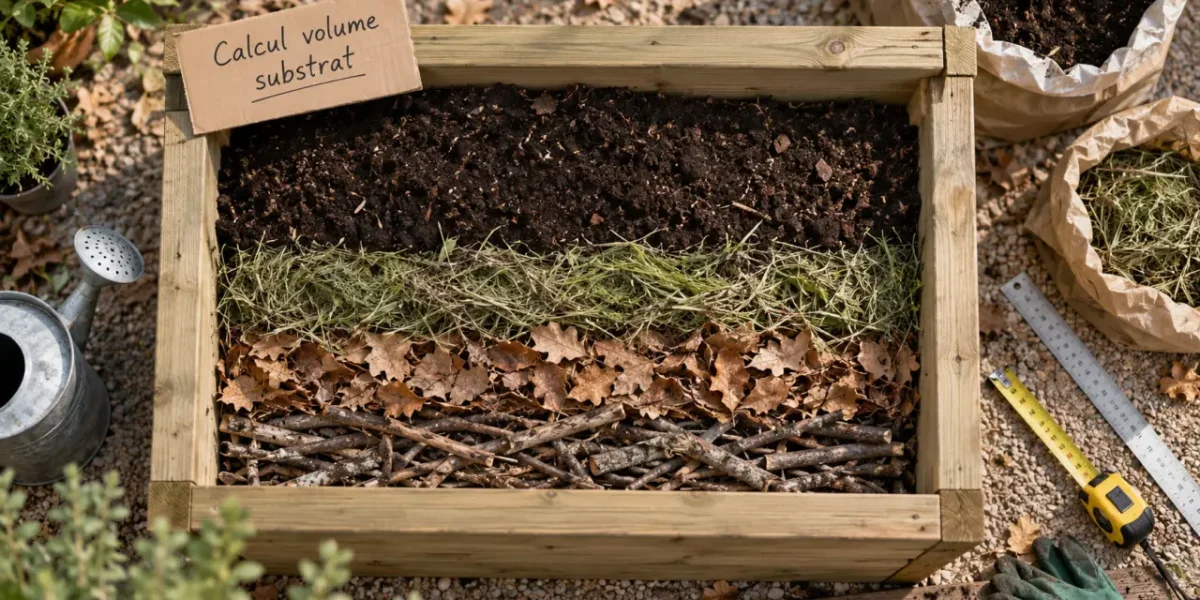 Bacs à potager 120 cm : mesurer le volume de substrat