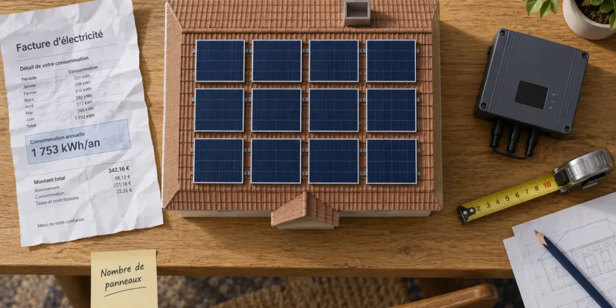 Combien de panneau solaire pour une maison de 80m2 : 6 à 18 panneaux solaires
