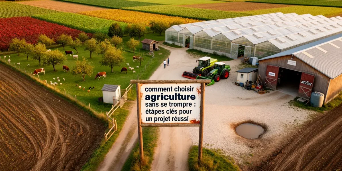 vue drone ferme diversifiee comment choisir agriculture etapes