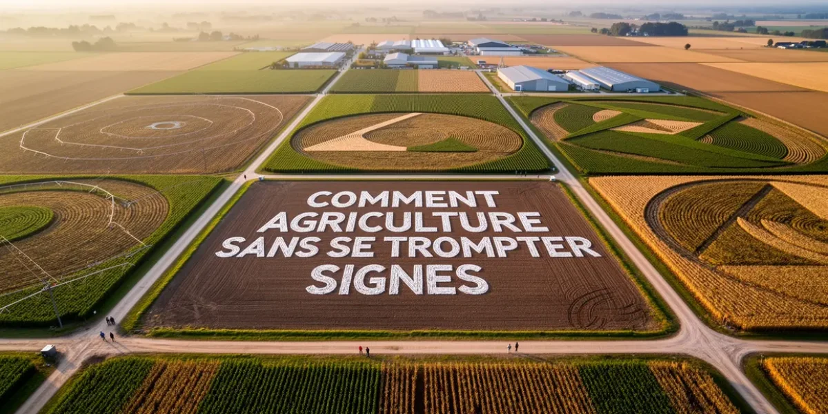 exploitations agricoles vue du ciel comment choisir agriculture signes