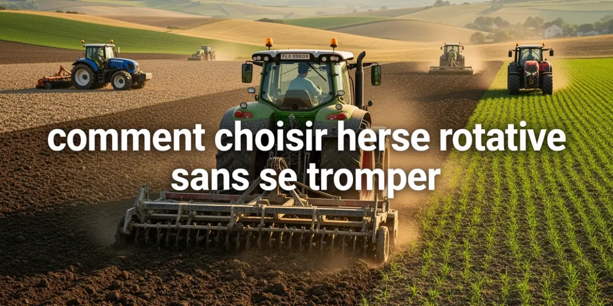 tracteurs herse rotative sur sols divers texte central