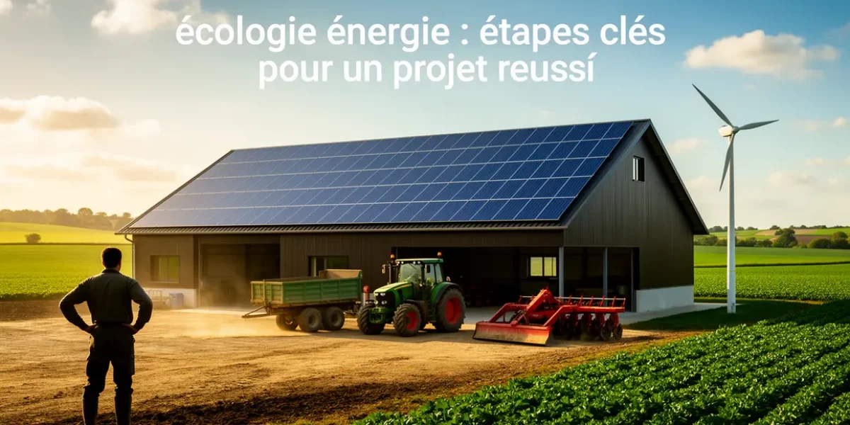 ferme moderne ecologie energie panneaux solaires eolienne