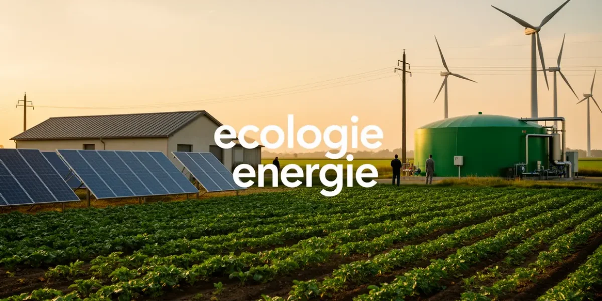 ecologie energie ferme agricole panneaux solaires eoliennes methaniseur