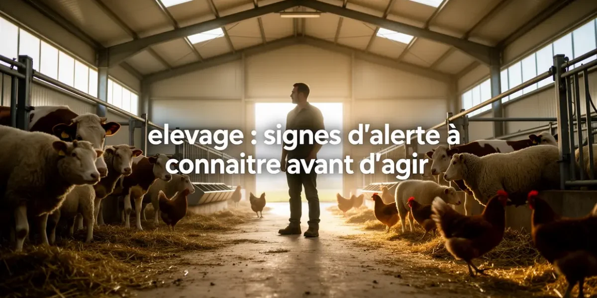 elevage signes d alerte troupeau batiment propre eleveur
