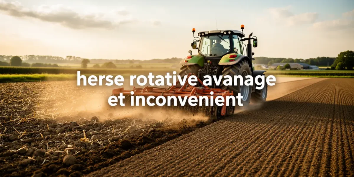 champ prepare herse rotative avantage inconvenience