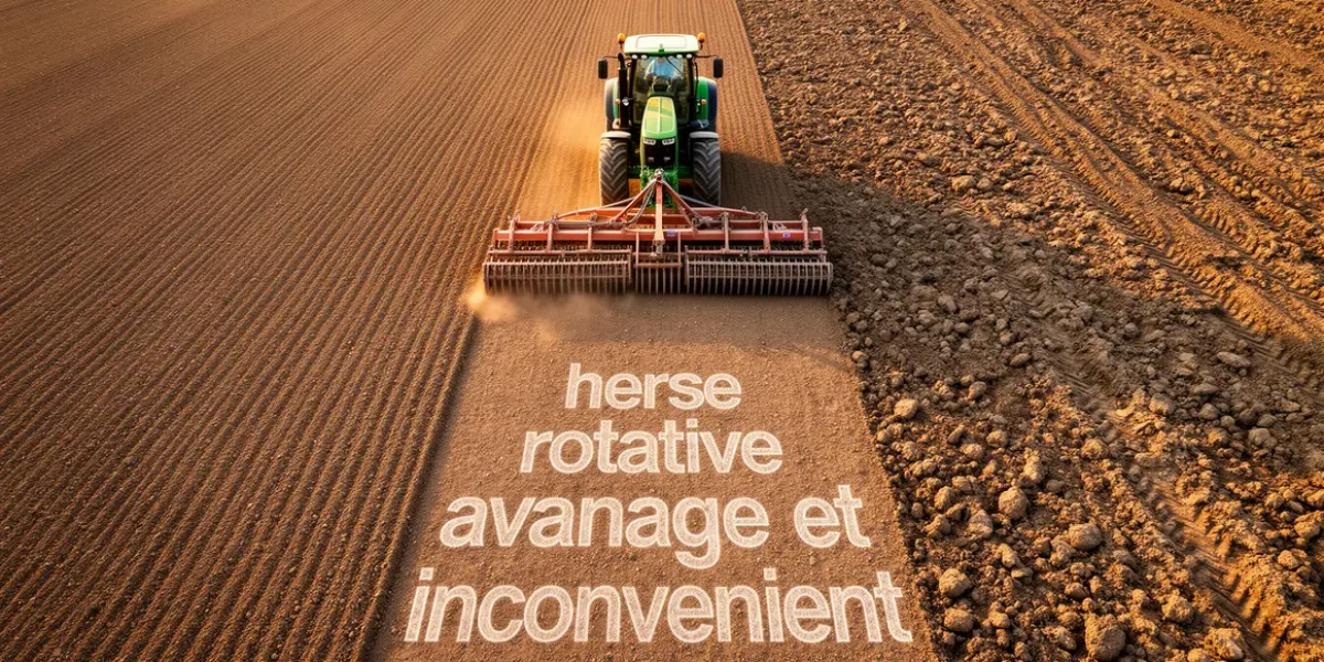 champ agricole herse rotative avantages inconvénients
