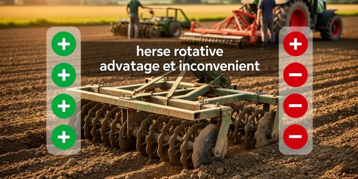 herse rotative photo champ avantages inconvénients