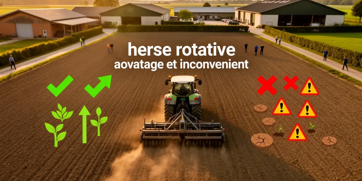 herse rotative sur champ avantages inconvénients