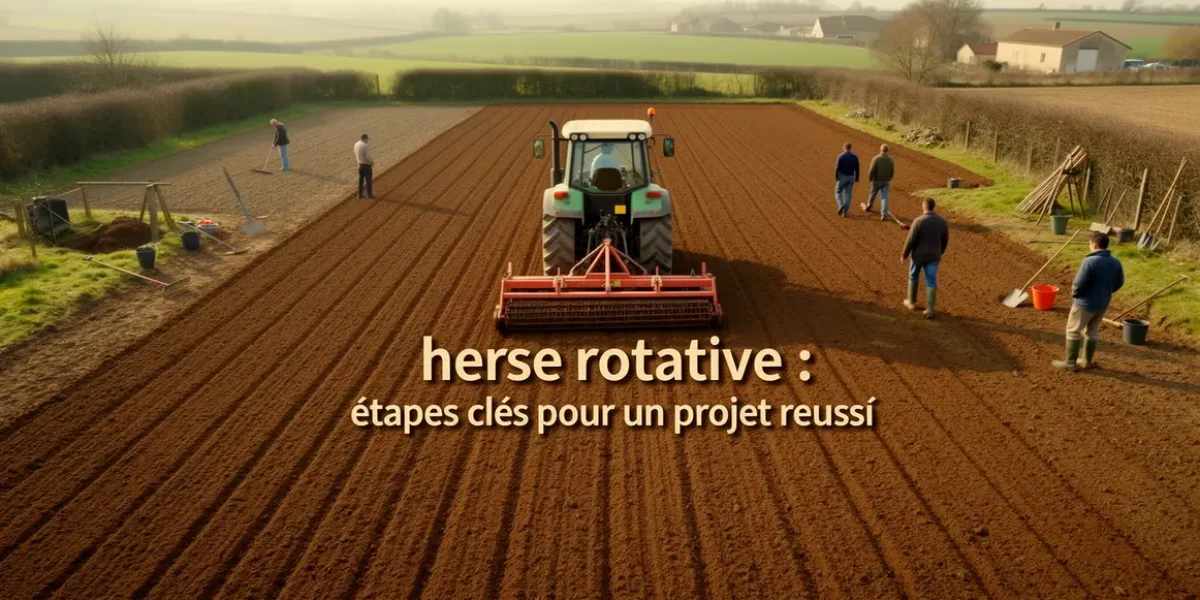 herse rotative vue aerienne champ optimisé