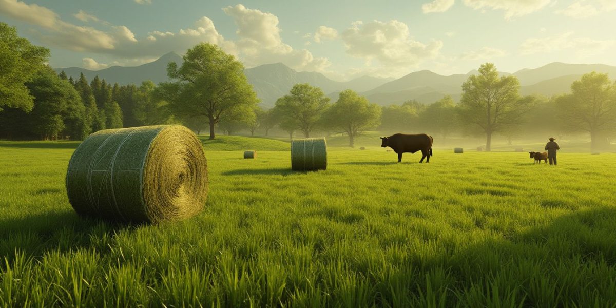 Machinerie agricole moderne sur le terrain français