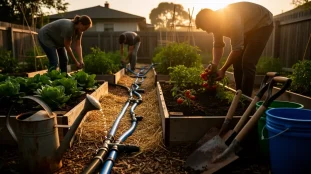 systeme arrosage maison potager budget matin