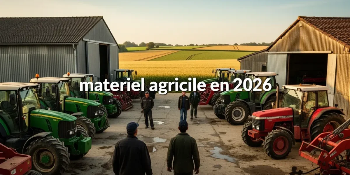 Ferme tracteurs agricoles modernes occasion reconditionné 2026