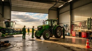 atelier matériel agricole moderne techniciens conseils vigilance