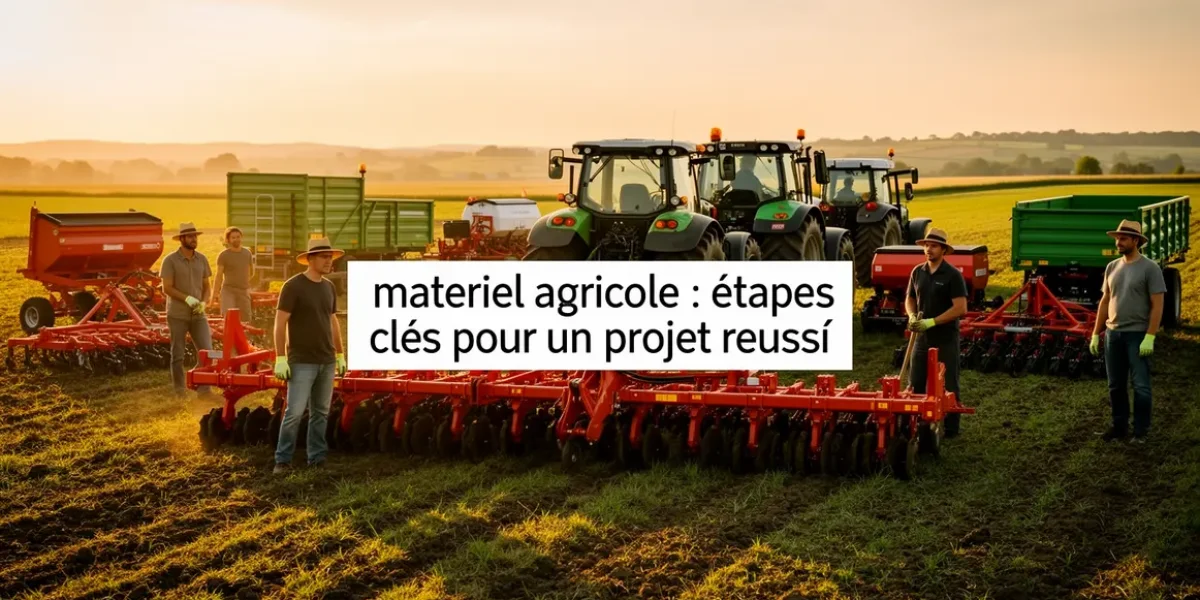 champ materiel agricole tracteur projet reussi