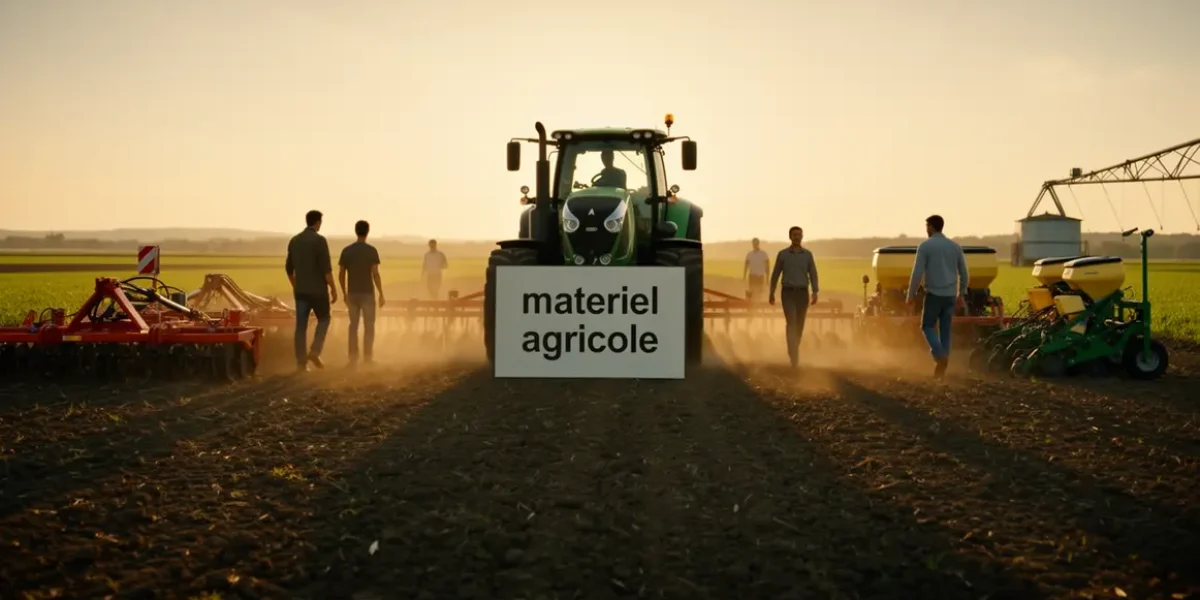 materiel agricole champ tracteur outils silhouettes
