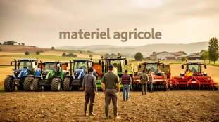 materiel agricole rural alignement engins