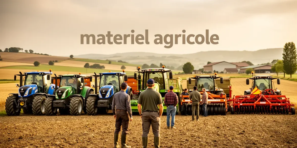materiel agricole rural alignement engins