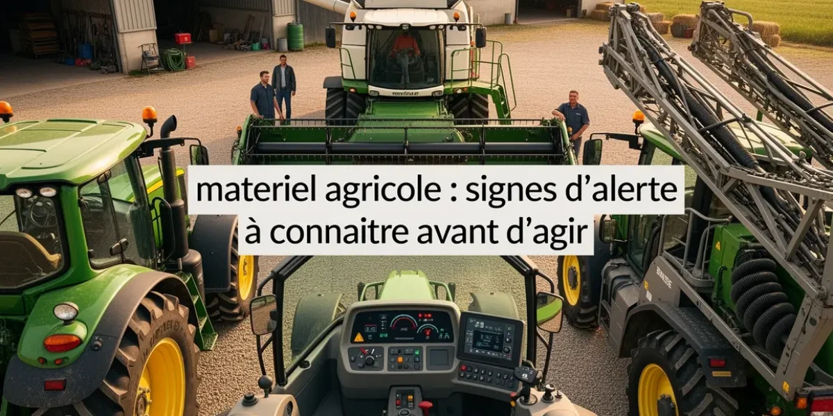 machines agricoles flexibles voyants signes alerte