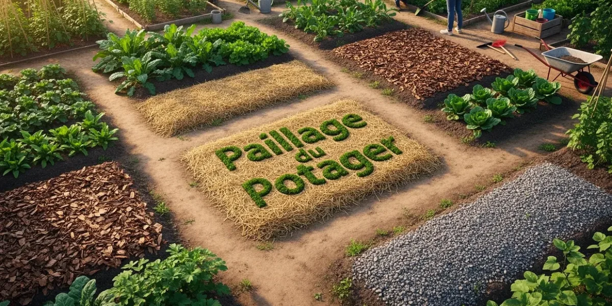 potager luxuriant mulchs divers paillage